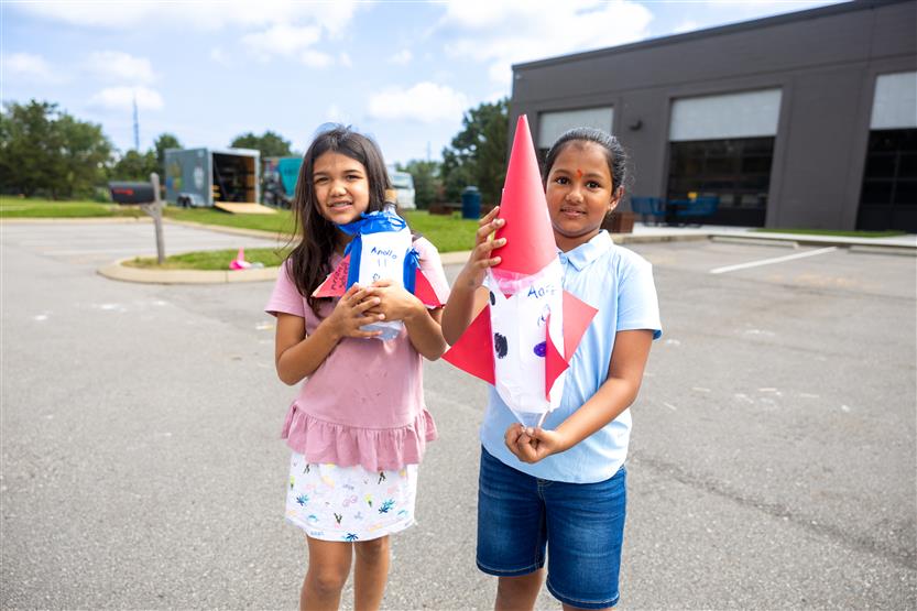 Students at a STEM Camp
